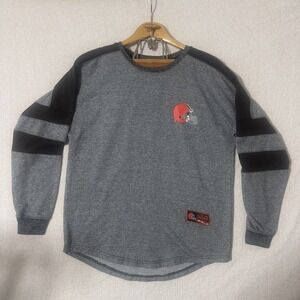 Cleveland Browns Shirt Mens Medium NFL Football Long Sleeve Team Apparel 10155